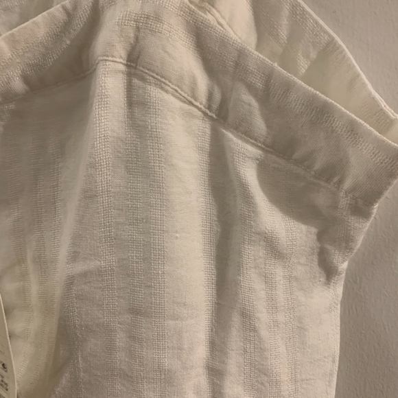 A New Day White Button Front Smock Top NWT, XL - Picture 4 of 5